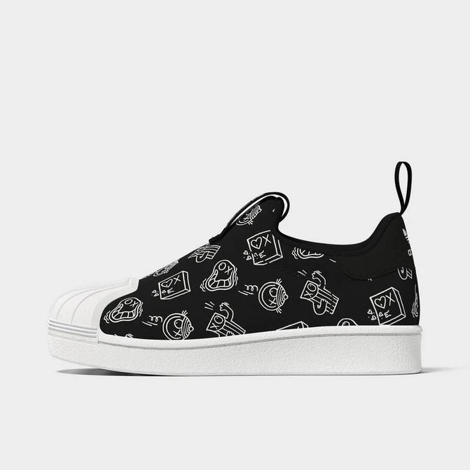 商品Adidas|Kids' Toddler adidas Originals x Andre Saraiva Superstar 360 Slip-On Casual Shoes,价格¥371,第1张图片