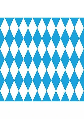 商品belk|Central Pack Of 6 Blue And White Diamond Oktoberfest Photo Backdrop Wall Decor 30,价格¥757,第1张图片