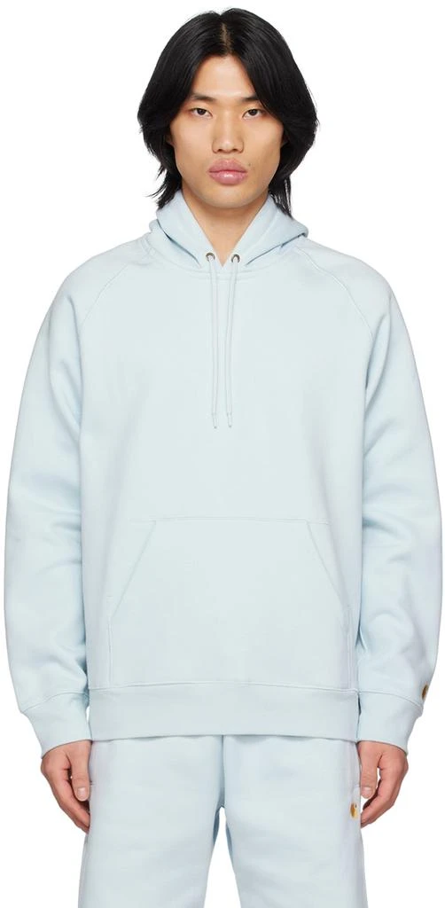 商品Carhartt WIP|Blue Chase Hoodie,价格¥347,第1张图片