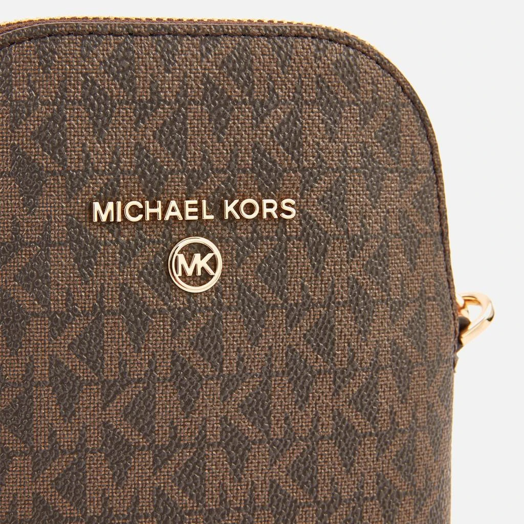 商品Michael Kors|MICHAEL Michael Kors Women's Jet Set Charm Phone Cross Body Bag - Brown,价格¥1536,第4张图片详细描述