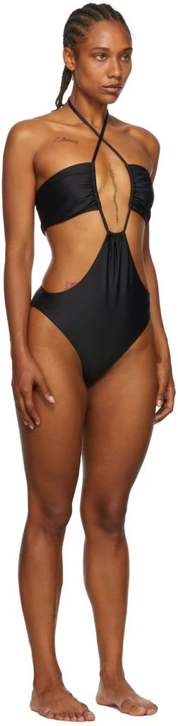 商品ROSETTA GETTY|Black Recycled Polyester One-Piece Swimsuit,价格¥1161,第2张图片详细描述