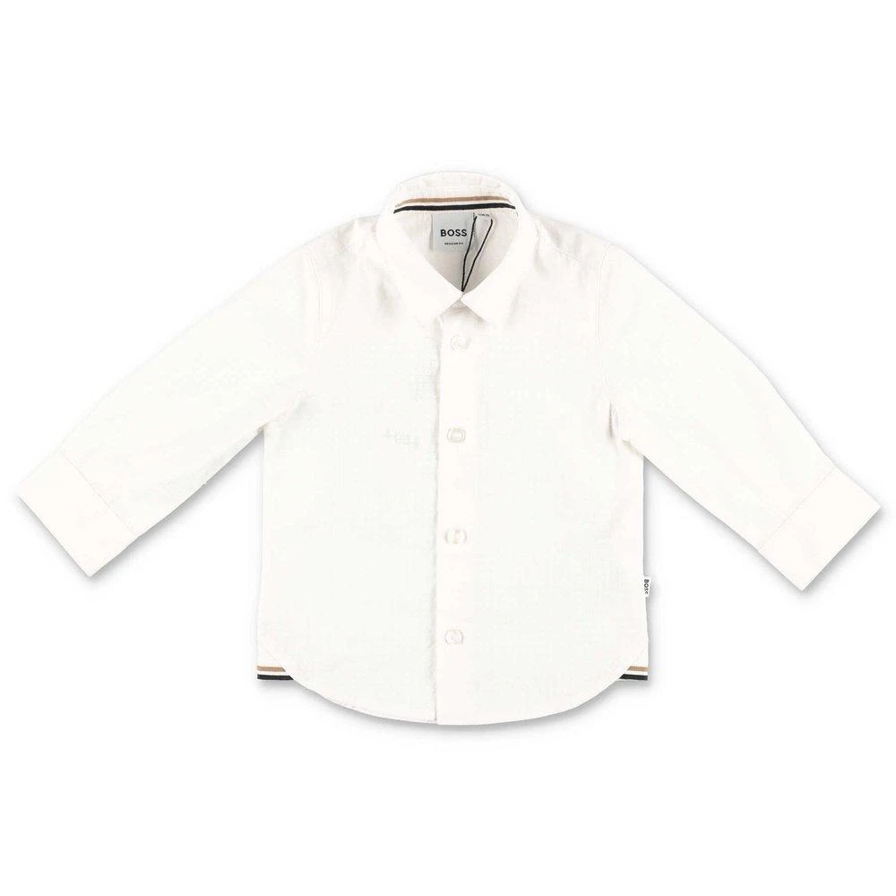 商品Hugo Boss|Hugo Boss Kids Buttoned Long-Sleeved Shirt,价格¥374,第1张图片