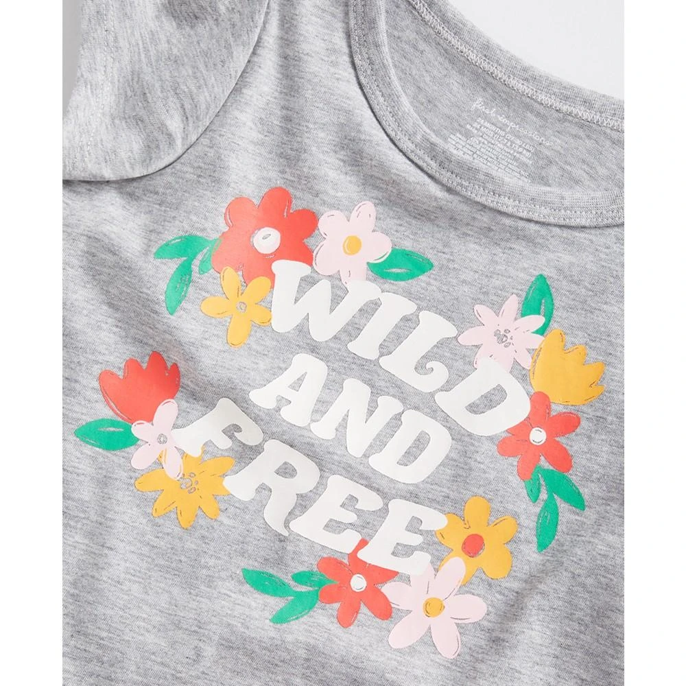 商品First Impressions|Baby Girls Wild & Free T-Shirt, Created for Macy's,价格¥30,第3张图片详细描述