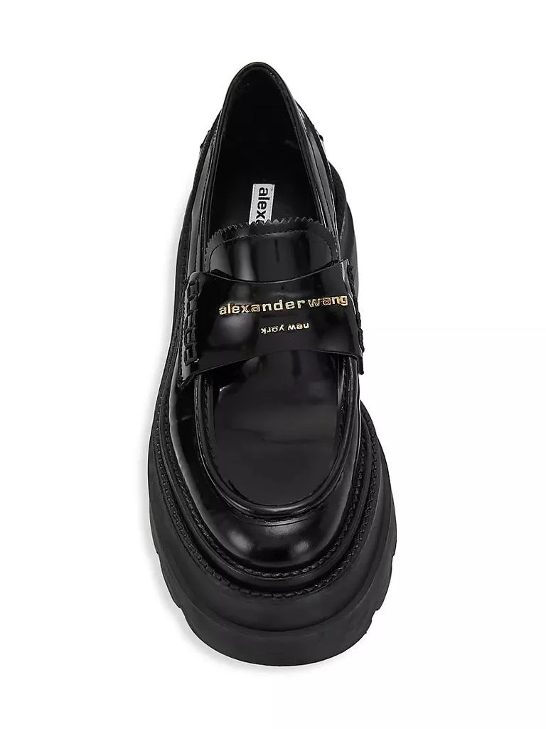 商品Alexander Wang|Carter Leather Platform Loafers,价格¥5126,第5张图片详细描述