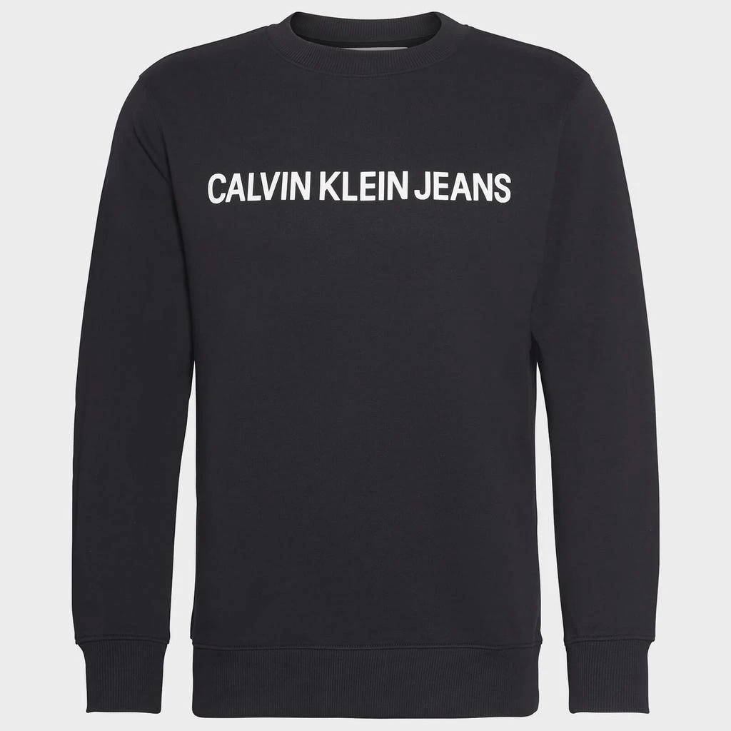 商品Calvin Klein|Calvin Klein Jeans Men's Core Institutional Logo Sweatshirt - CK Black,价格¥321,第1张图片