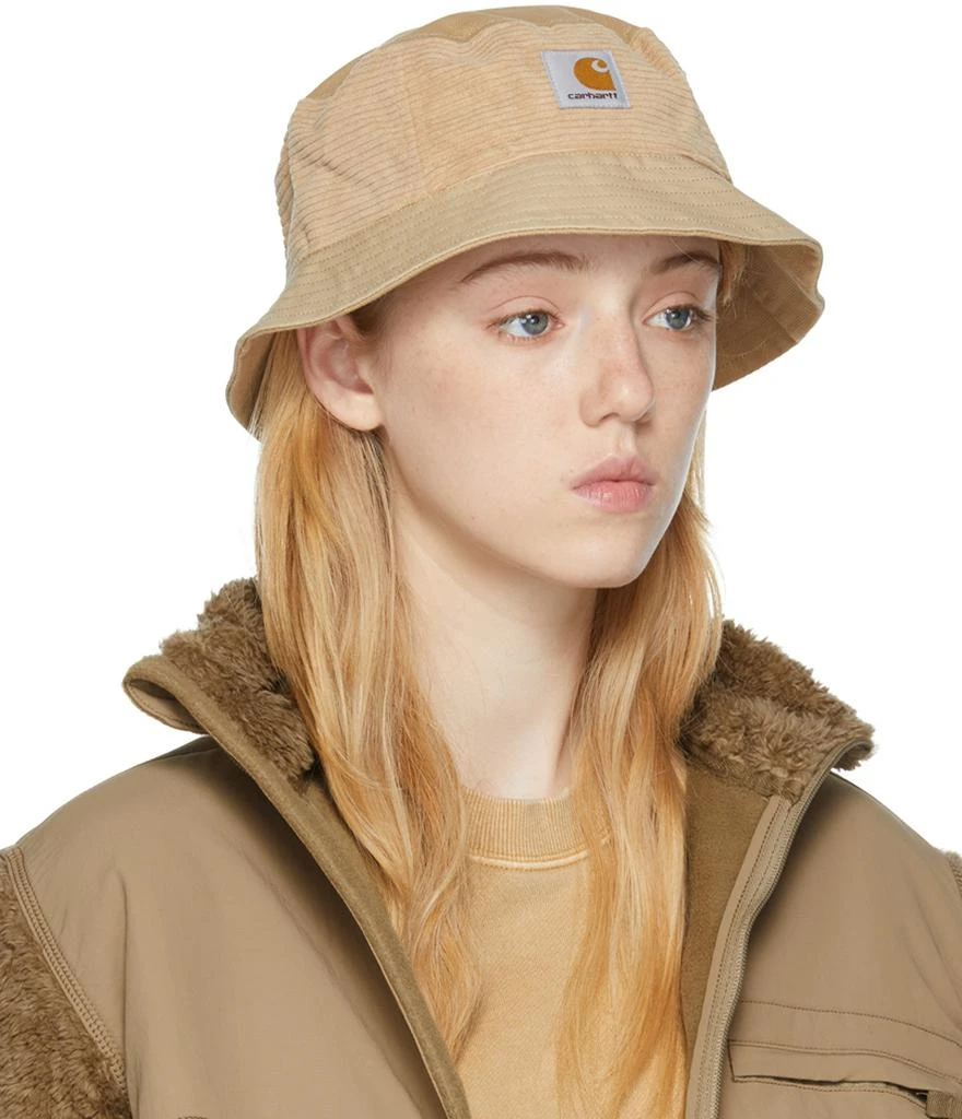 商品Carhartt WIP|Tan Medley Bucket Hat,价格¥191,第2张图片详细描述