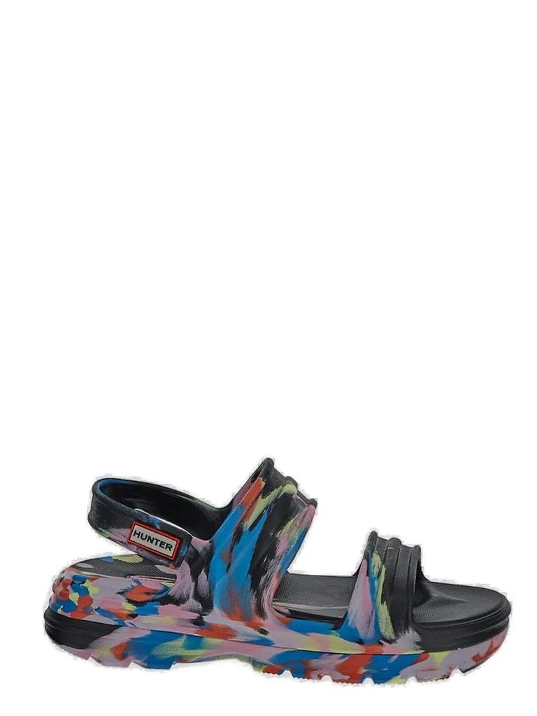 商品Hunter|Hunter Bloom Marble Open-Toe Touch-Strap Sandals,价格¥487,第1张图片