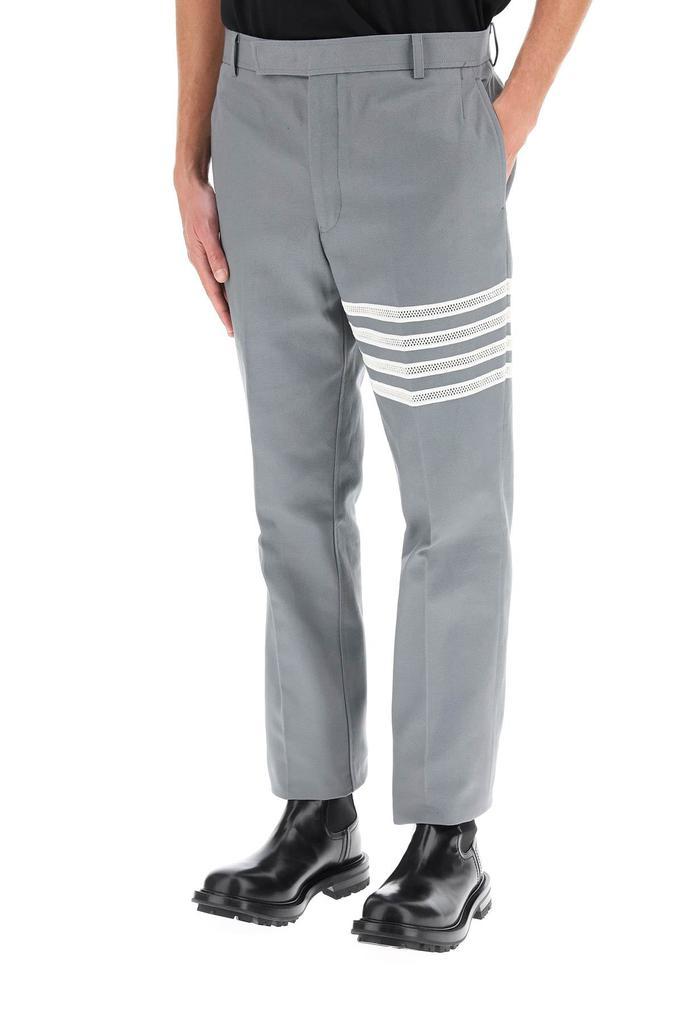 商品Thom Browne|Thom browne unconstructed classic chino trousers 4-bar,价格¥4096,第6张图片详细描述