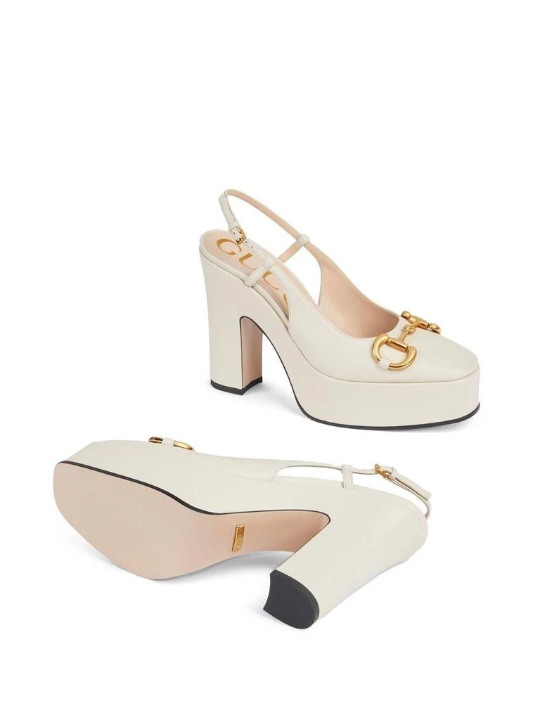 商品Gucci|GUCCI - Leather Slingback Pumps,价格¥8407,第2张图片详细描述