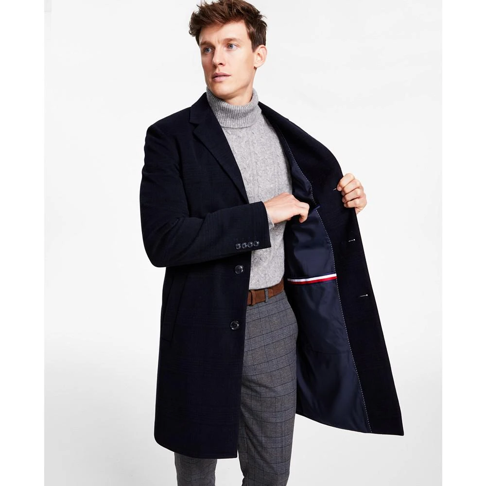 商品Tommy Hilfiger|Men's Modern Fit Single-Breasted Overcoat,价格¥2967,第4张图片详细描述