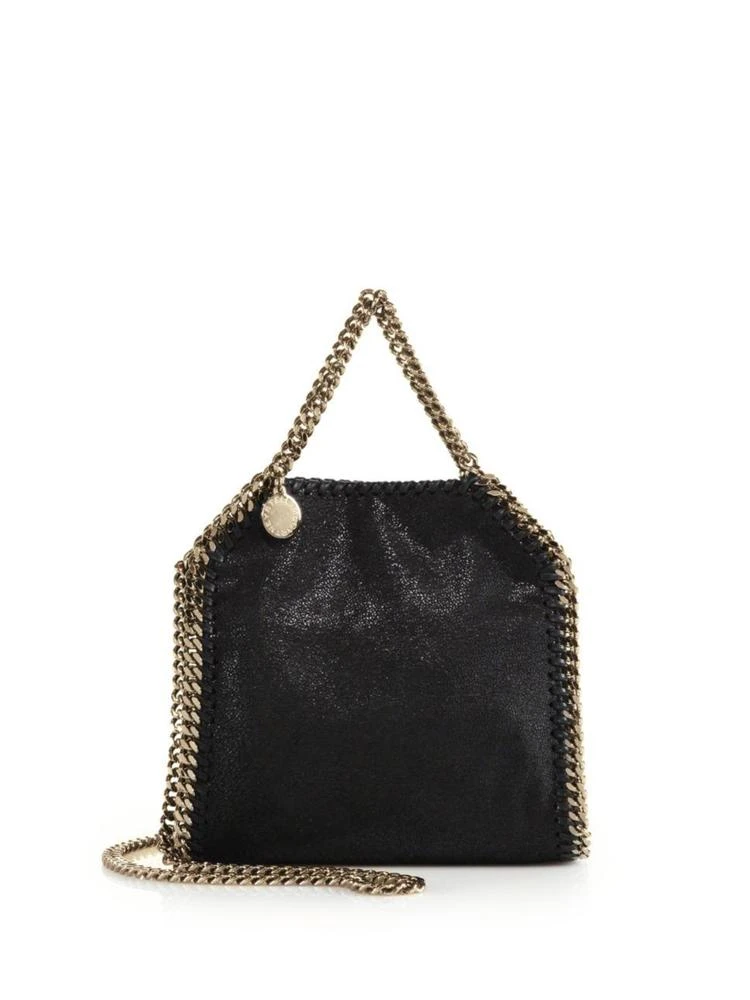 商品Stella McCartney|Falabella Tiny Baby Bella Shimmer Faux-Suede Tote,价格¥5582,第1张图片