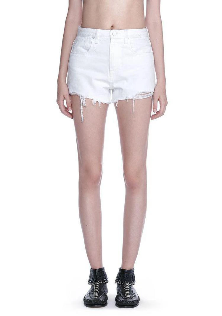 商品Alexander Wang|BITE CUT-OFF DENIM SHORTS,价格¥678,第4张图片详细描述