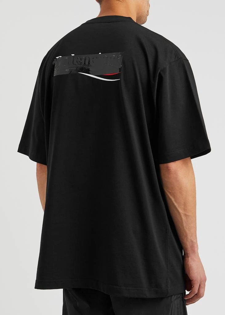 商品Balenciaga|Political taped cotton T-shirt,价格¥3649,第3张图片详细描述