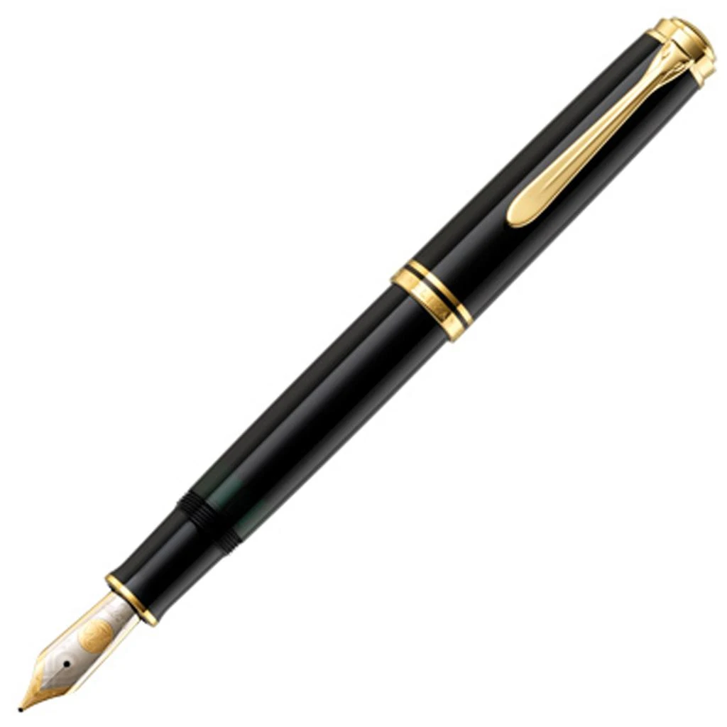 商品Pelikan|Pelikan Fountain Pen - Souveran M1000 Black High-Grade Resin Barrel, Medium | 987396,价格¥6178,第1张图片