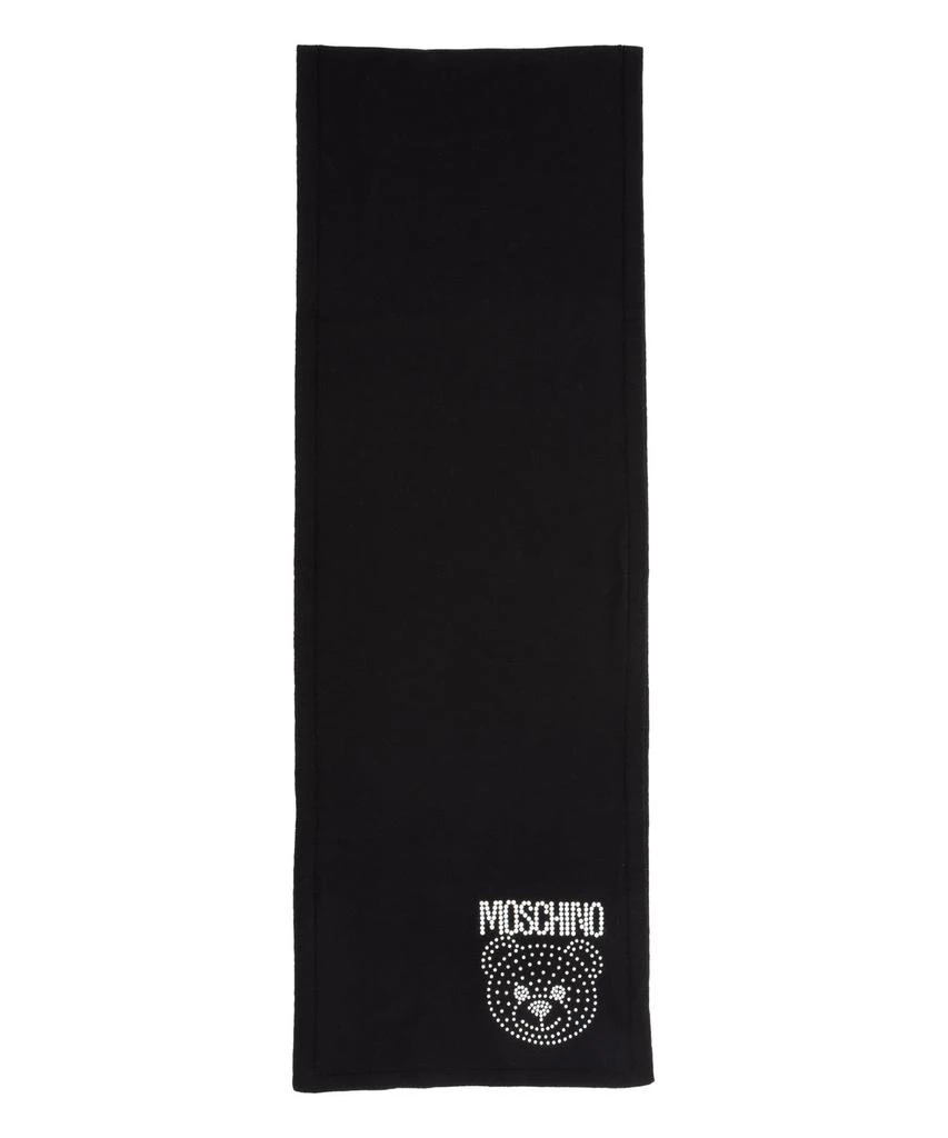 商品Moschino|Moschino Teddy Bear Wool Wool Scarf,价格¥1131,第3张图片详细描述