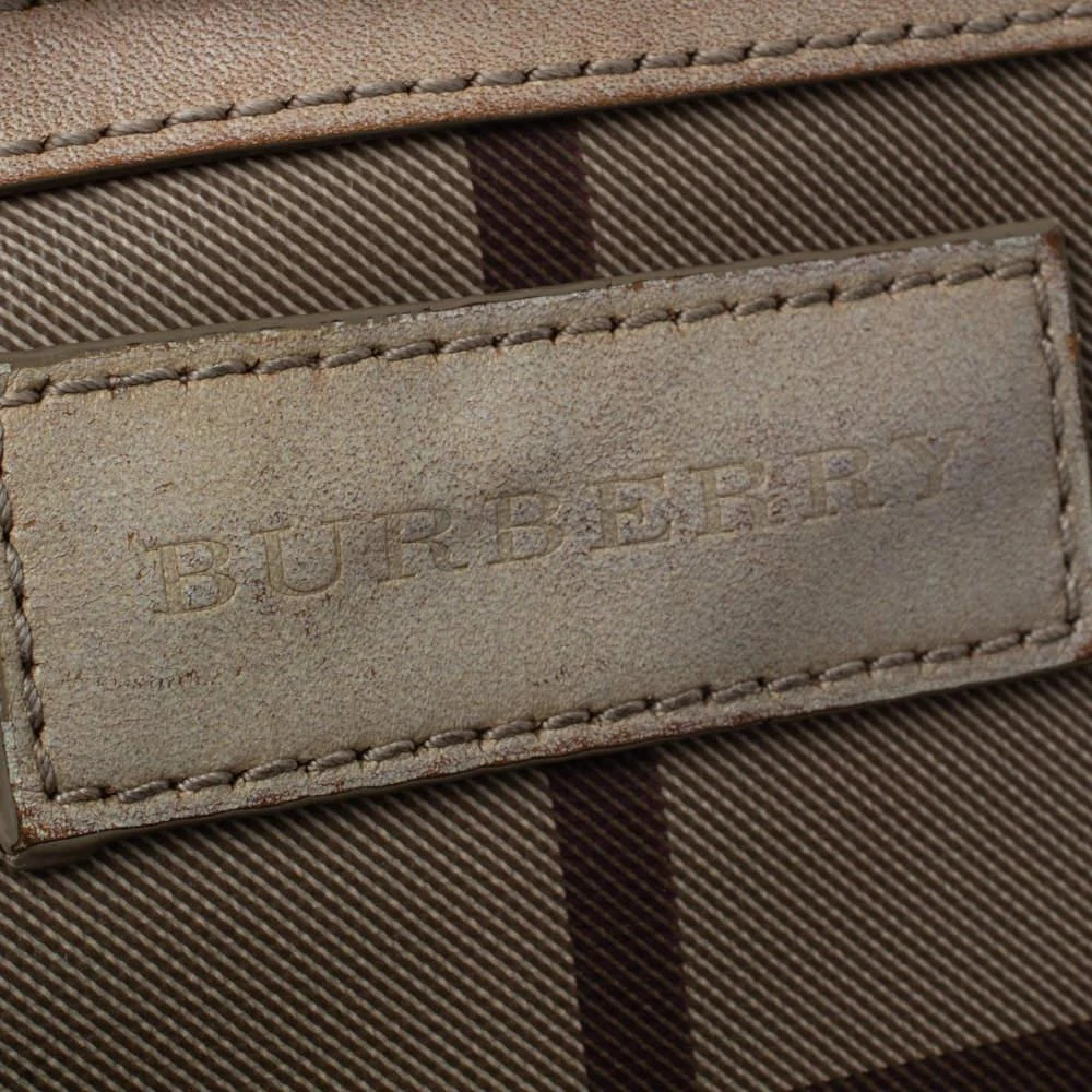 Burberry Brown/Smoke House Check Coated Canvas and Leather Small Canterbury Tote 商品