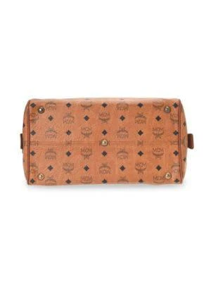 商品[二手商品] MCM|Logo Visetos Leather Duffel Bag,价格¥2962,第5张图片详细描述