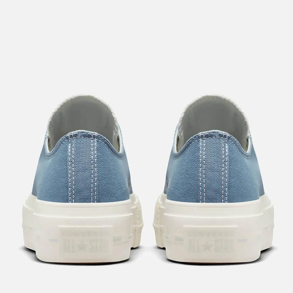 商品Converse|Converse Women's Chuck Taylor All Star Lift Crafted Canvas Platform Trainers - Indigo Oxide,价格¥450,第3张图片详细描述