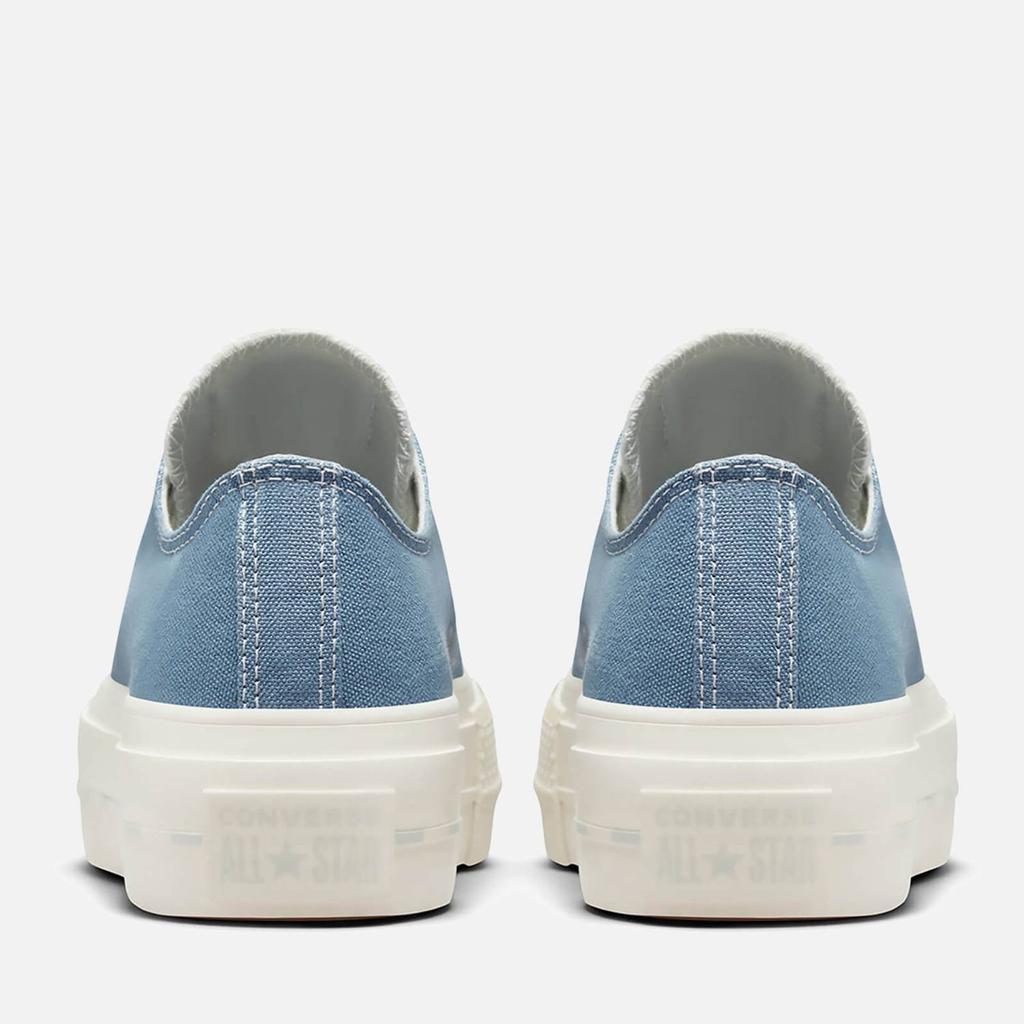 商品Converse|Converse Women's Chuck Taylor All Star Lift Crafted Canvas Platform Trainers - Indigo Oxide,价格¥443,第5张图片详细描述