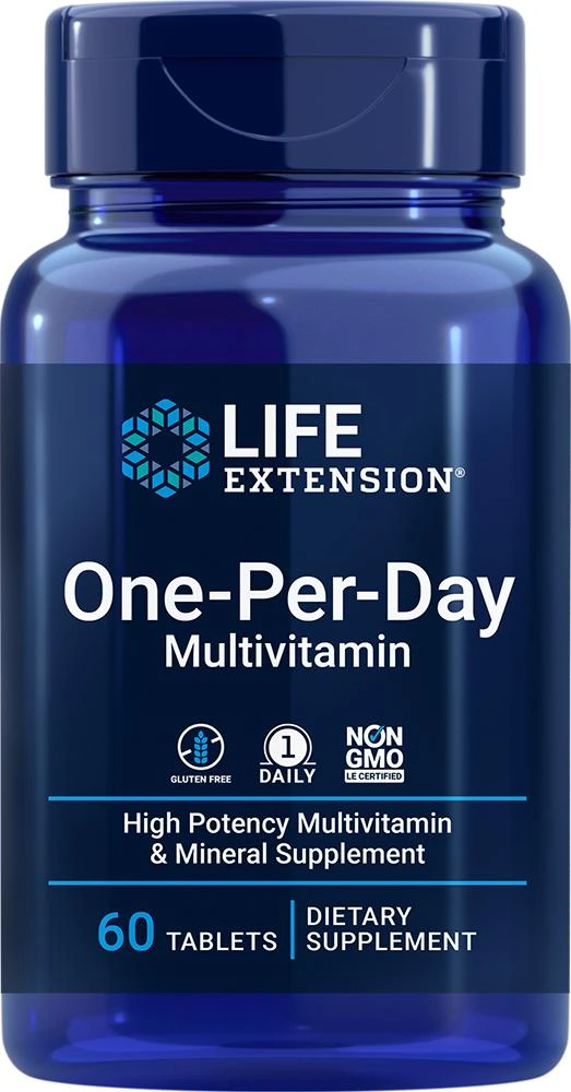 商品Life Extension|Life Extension One-Per-Day Multivitamin, 60 Multivitamin tablets (60 tablets),价格¥135,第1张图片