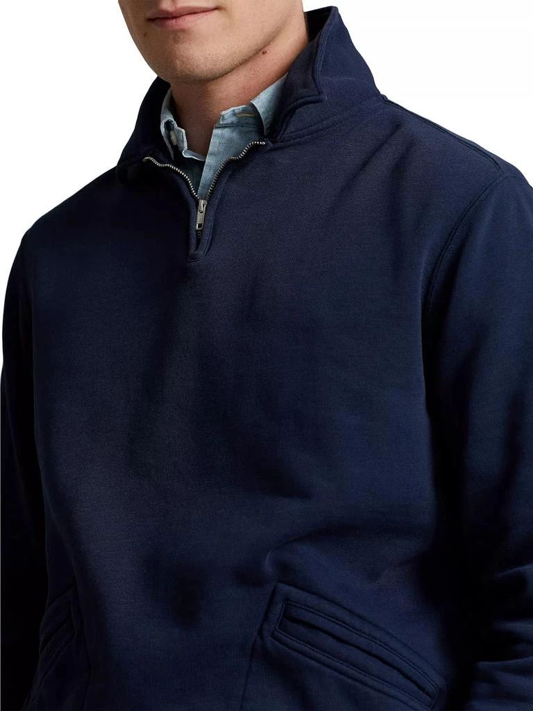 商品Ralph Lauren|Half-Zip Fleece Long-Sleeve Polo Sweatshirt,价格¥855,第5张图片详细描述