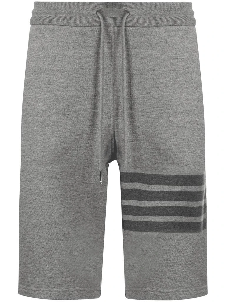 商品Thom Browne|THOM BROWNE cotton striped track shorts,价格¥4961,第1张图片