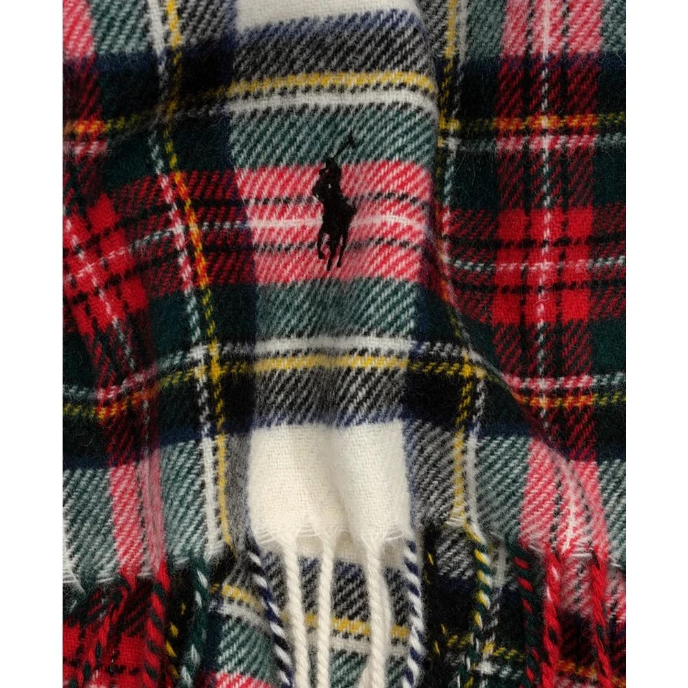 商品Ralph Lauren|Men's Tartan Plaid Scarf,价格¥432,第3张图片详细描述