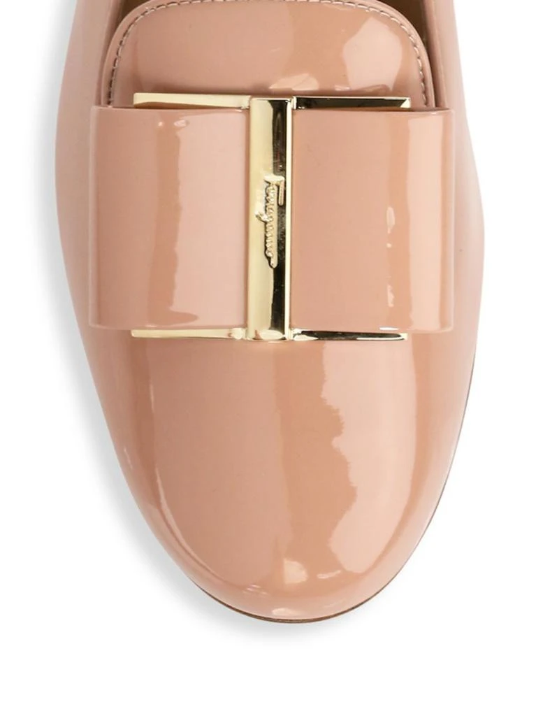 商品Salvatore Ferragamo|Sarino Leather Flats,价格¥4420,第4张图片详细描述