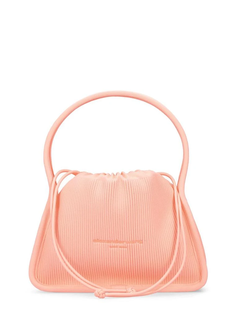 商品Alexander Wang|Small Ryan Ribbed Nylon Top Handle Bag,价格¥1506,第1张图片