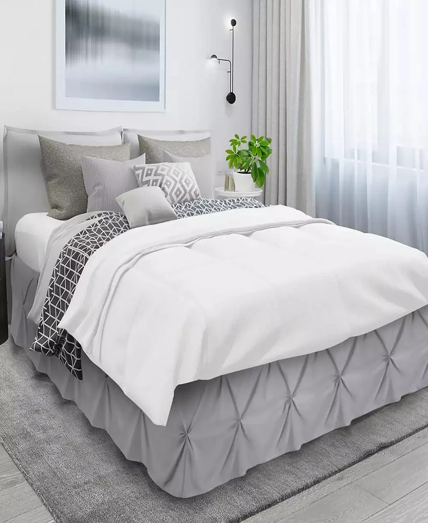 商品Nestl|Bedding 14" Tailored Pinch Pleated Bedskirt, California King,价格¥93,第2张图片详细描述
