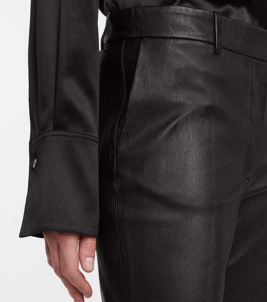 Coleman mid-rise leather pants商品第5张图片规格展示