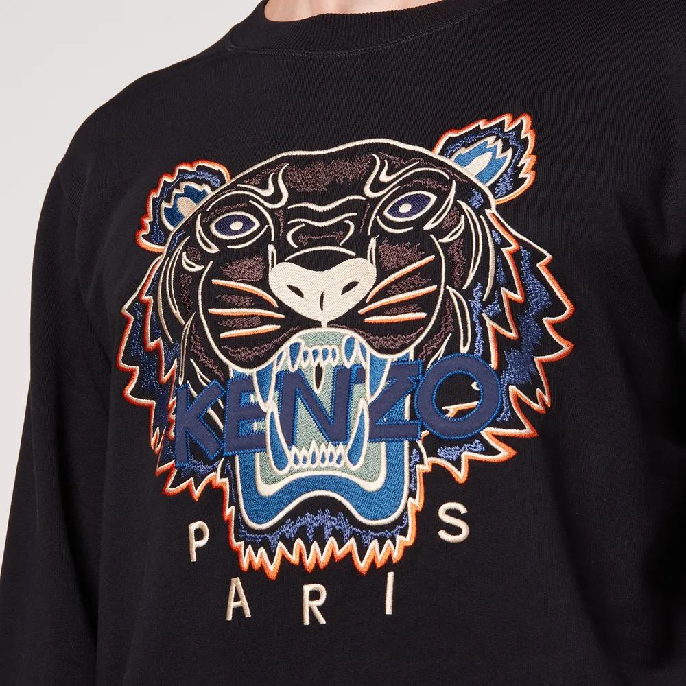 KENZO Tiger Embroidered Cotton-Jersey Sweatshirt商品第4张图片规格展示