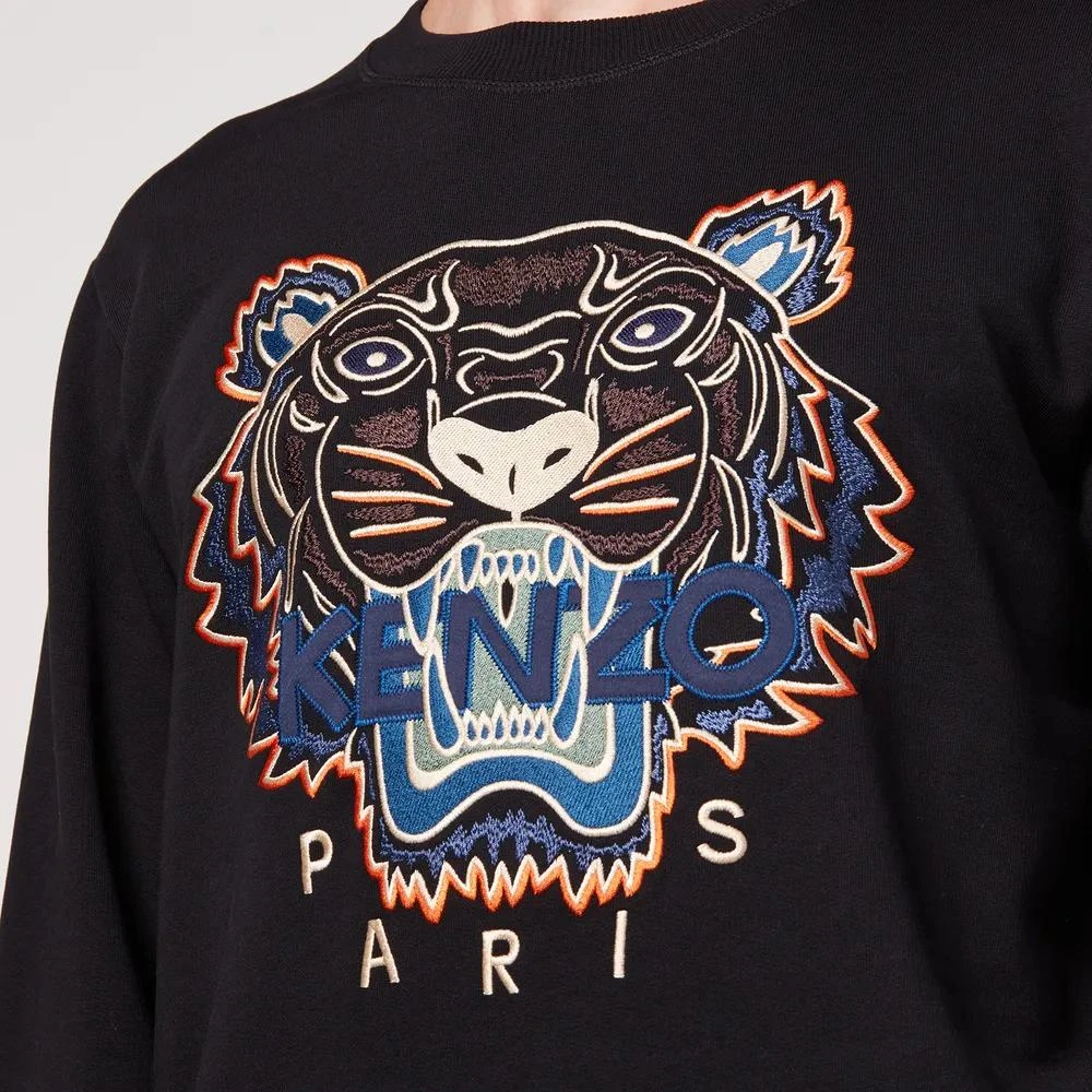 商品Kenzo|KENZO Tiger Embroidered Cotton-Jersey Sweatshirt,价格¥1530,第4张图片详细描述