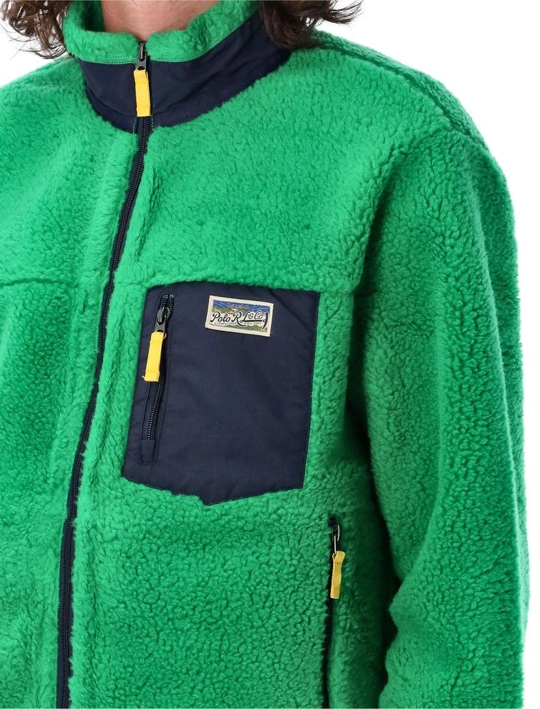 商品Ralph Lauren|Polo Ralph Lauren Logo Patch Zipped Jacket,价格¥1407,第3张图片详细描述
