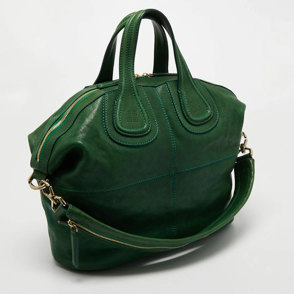 商品[二手商品] Givenchy|Givenchy Green Leather Nightingale Satchel,价格¥3024,第3张图片详细描述