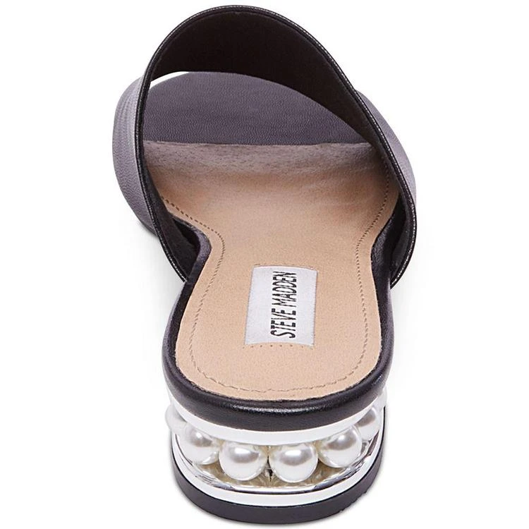 商品Steve Madden|Women's Brielle Pearl Heel Slides,价格¥231,第3张图片详细描述