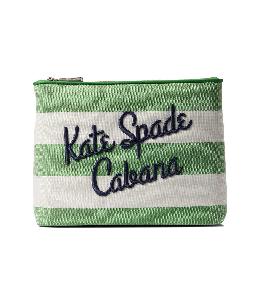 商品Kate Spade|Other Cabana Canvas New Pouch,价格¥458,第1张图片