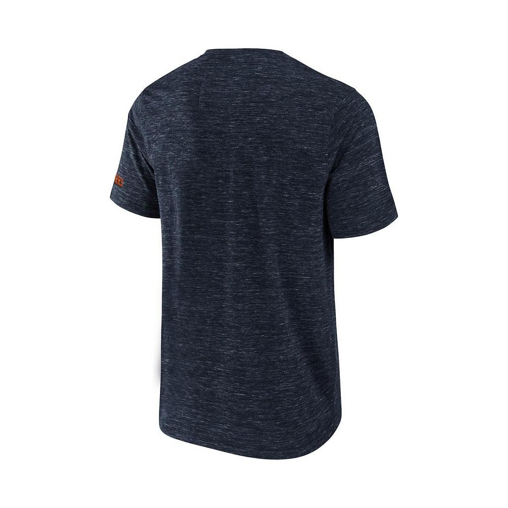 Men's NFL x Darius Rucker Collection by Navy Chicago Bears Slub Henley T-shirt商品第2张图片规格展示