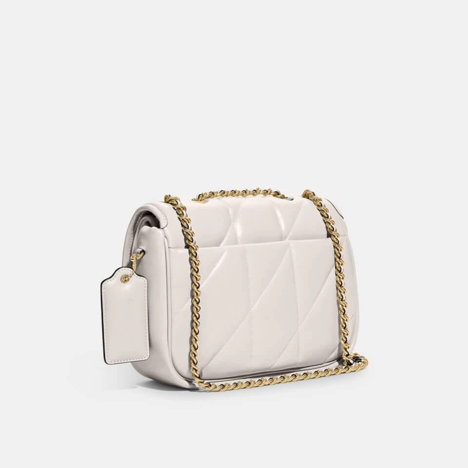 商品Coach|Coach Women's Quilted Pillow Madison Shoulder Bag - Chalk,价格¥4552,第3张图片详细描述