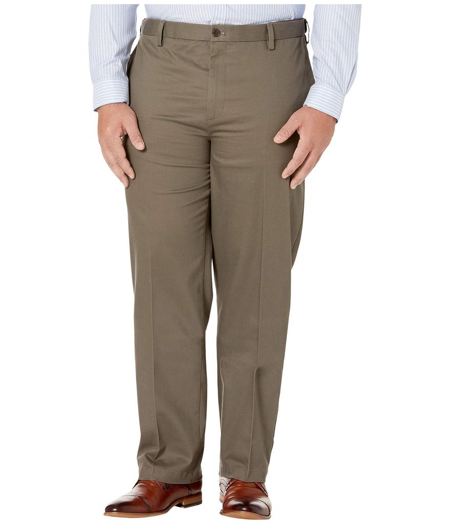 Big & Tall Classic Fit Signature Khaki Lux Cotton Stretch Pants商品第1张图片规格展示