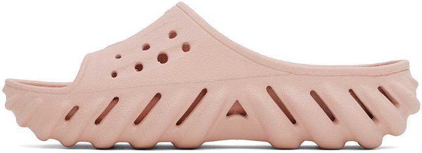 商品Crocs|Pink Echo Slides,价格¥563,第5张图片详细描述