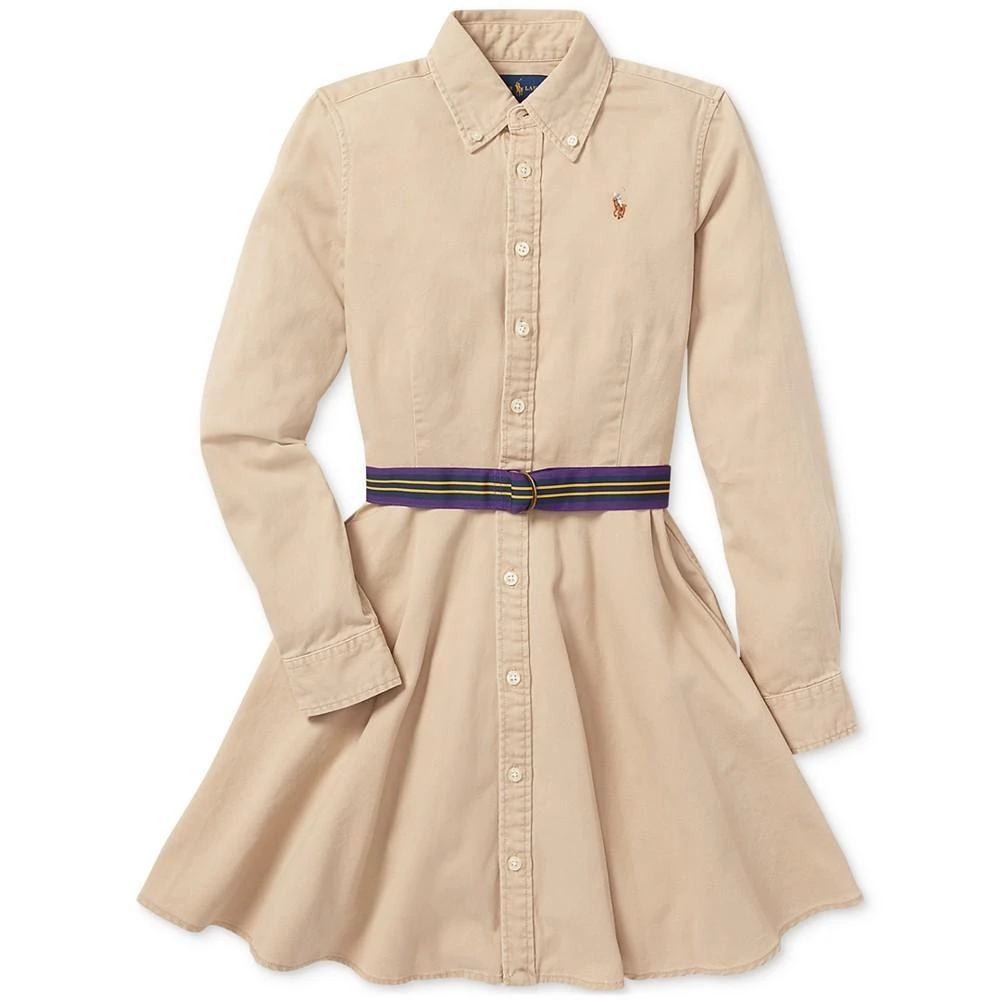 商品Ralph Lauren|女大童纯棉衬衫连衣裙,价格¥541,第3张图片详细描述