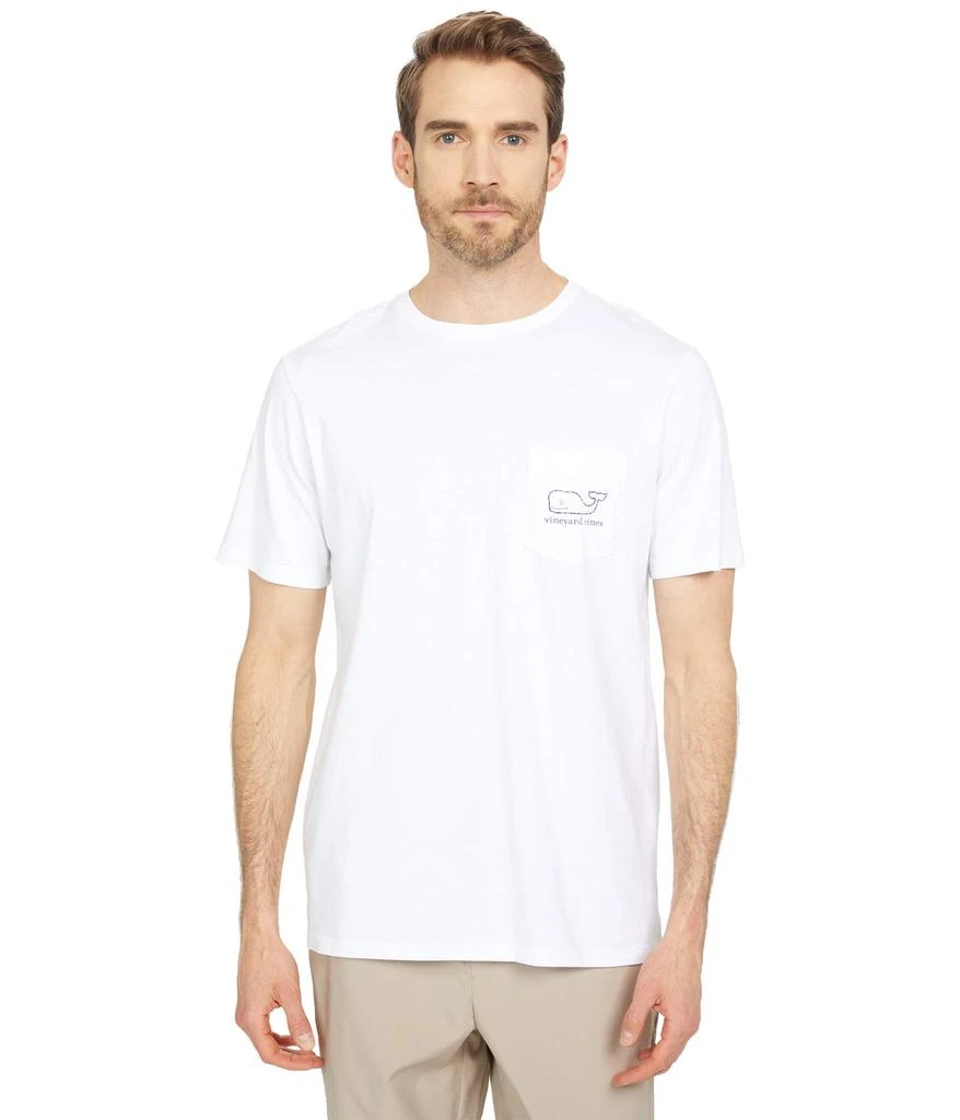 商品Vineyard Vines|Short Sleeve Vintage Whale Pocket T-Shirt,价格¥237,第3张图片详细描述