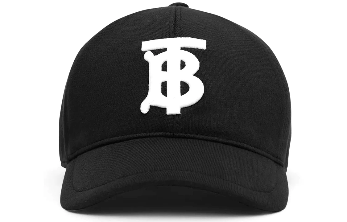 商品[国内直发] Burberry|博柏利 标志刺绣 棉质 棒球帽 男女同款 黑色,价格¥1508,第3张图片详细描述