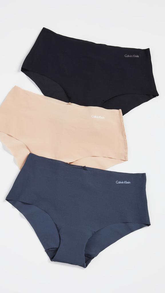 Calvin Klein Underwear 隐形 3 件式低腰内裤商品第2张图片规格展示