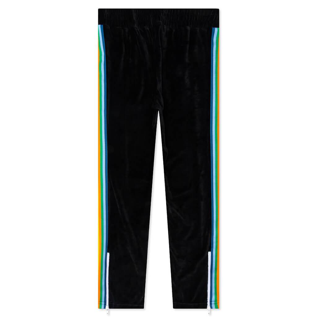 Palm Angels Rainbow Chenille Track Pants - Black/White商品第2张图片规格展示