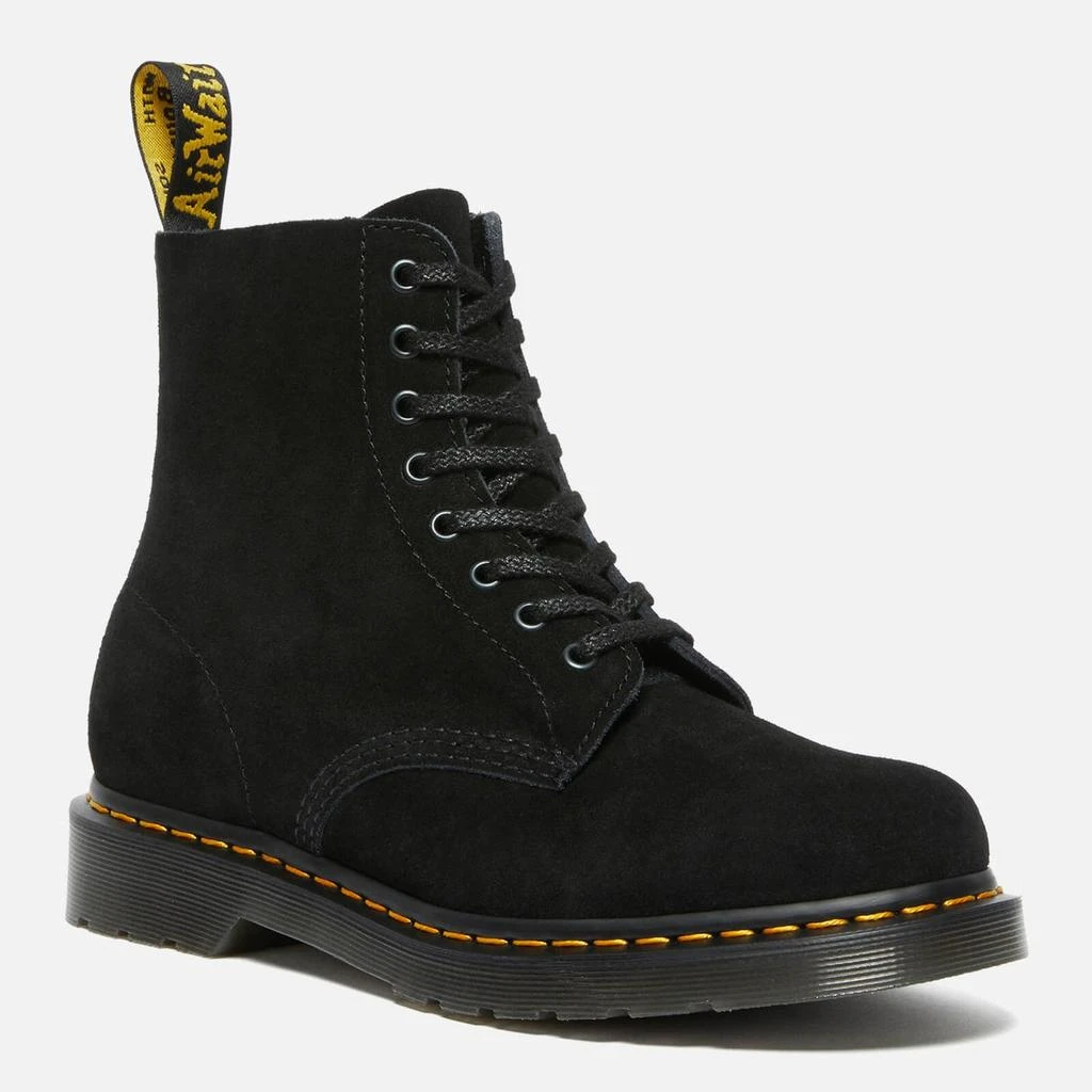 商品Dr. Martens|Dr. Martens Men's 1460 Suede Pascal 8-Eye Boots - Black,价格¥856,第2张图片详细描述