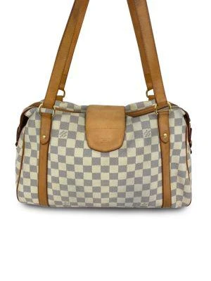 商品[二手商品] Louis Vuitton|X Louis Vuitton Stresa Pm Shoulder Hand Bag Damier Azur Canvas N42220,价格¥9648,第2张图片详细描述