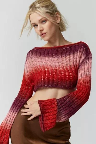 商品Urban Outfitters|UO Ladder-Knit Shrug Sweater,价格¥115,第1张图片详细描述