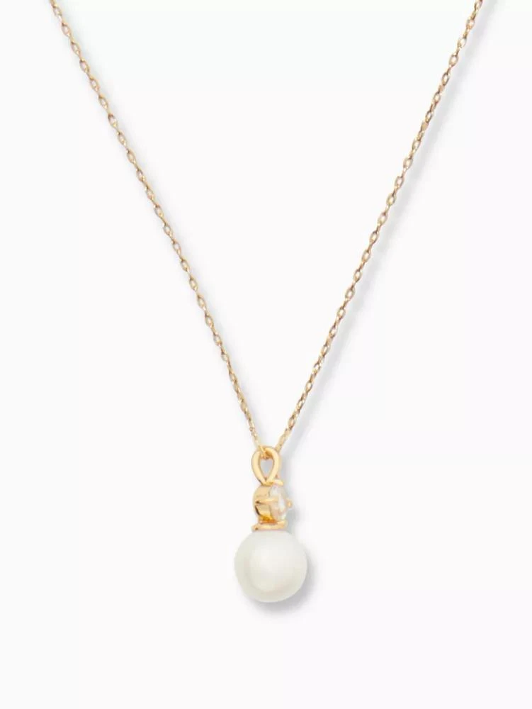 商品Kate Spade|Pearls Of Wisdom Mini Pendant Necklace,价格¥301,第1张图片
